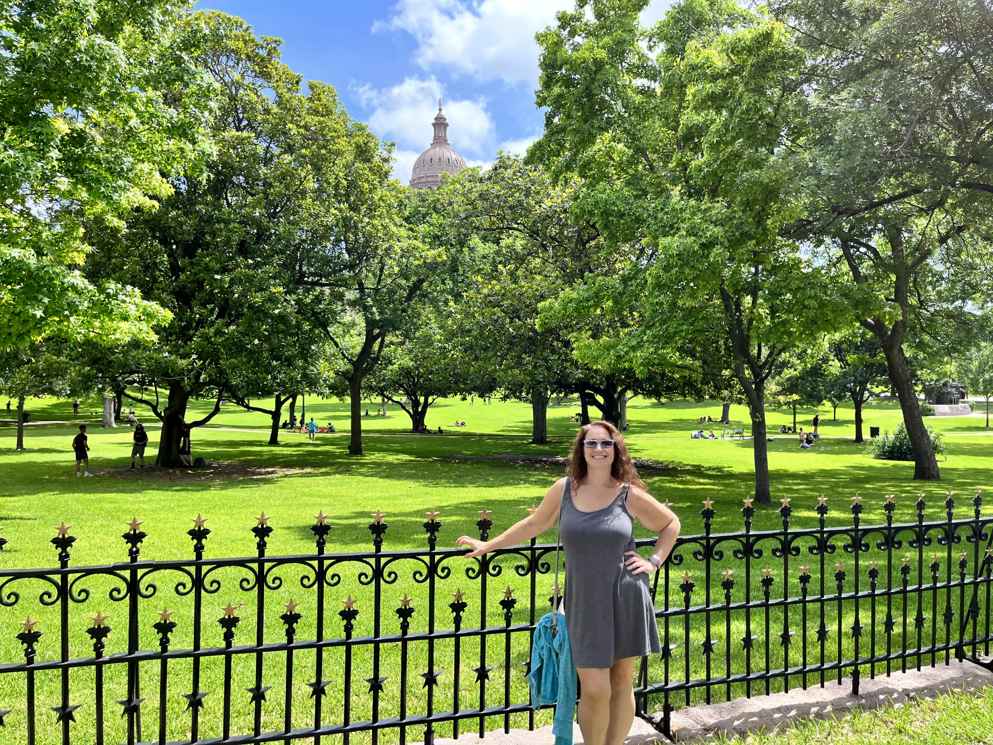 Dominica at the Texas Capitol Building in Austin