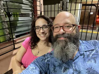 Dominica & Scott at Mijuna's in Leon