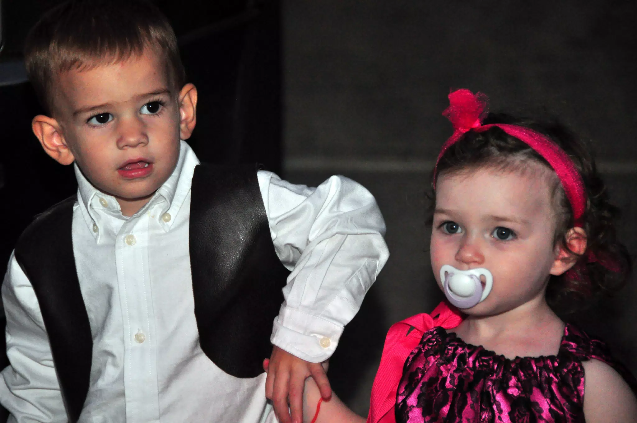 The Toddlers Holding Hands