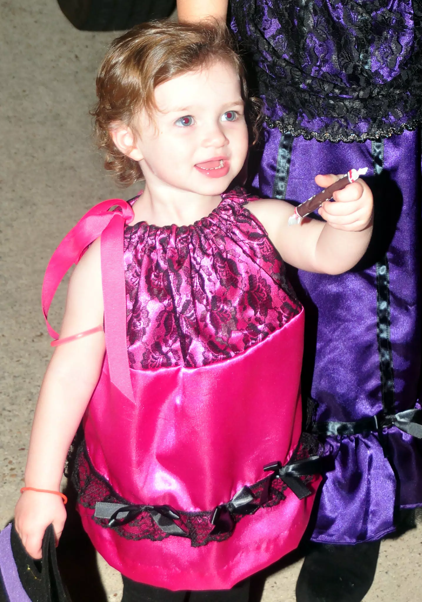 Liesl Showing Off Her Candy
