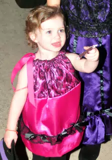 Liesl Showing Off Her Candy