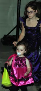 Liesl with Her Candy Bag