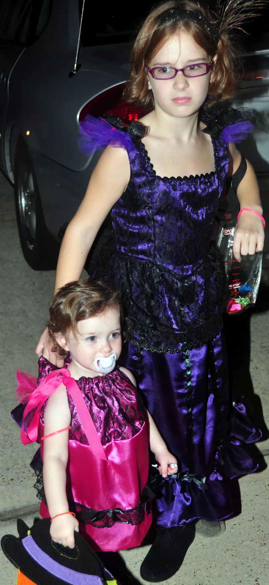 Madeline and Liesl Trick or Treating