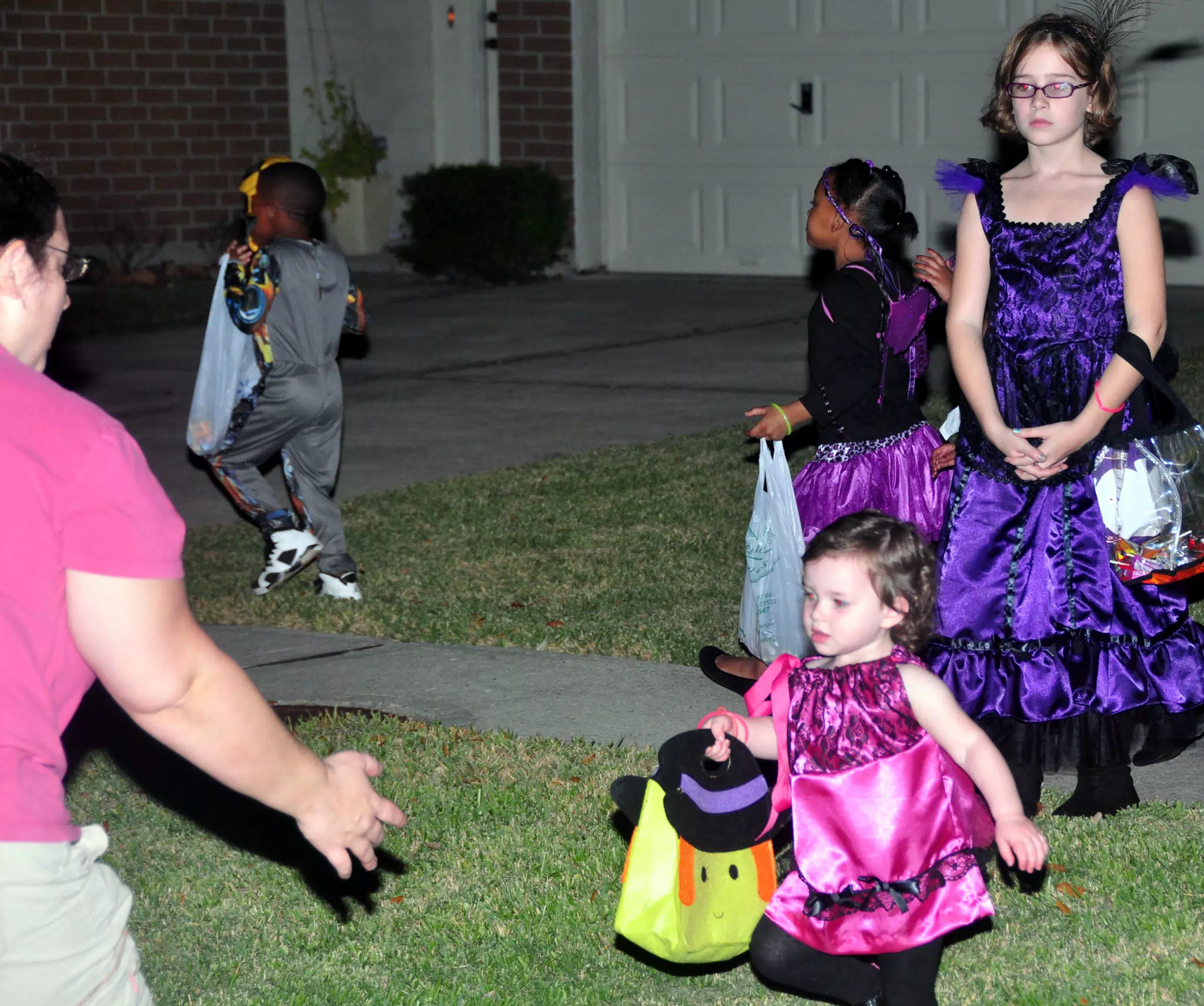 Liesl Making a Run with Her Candy