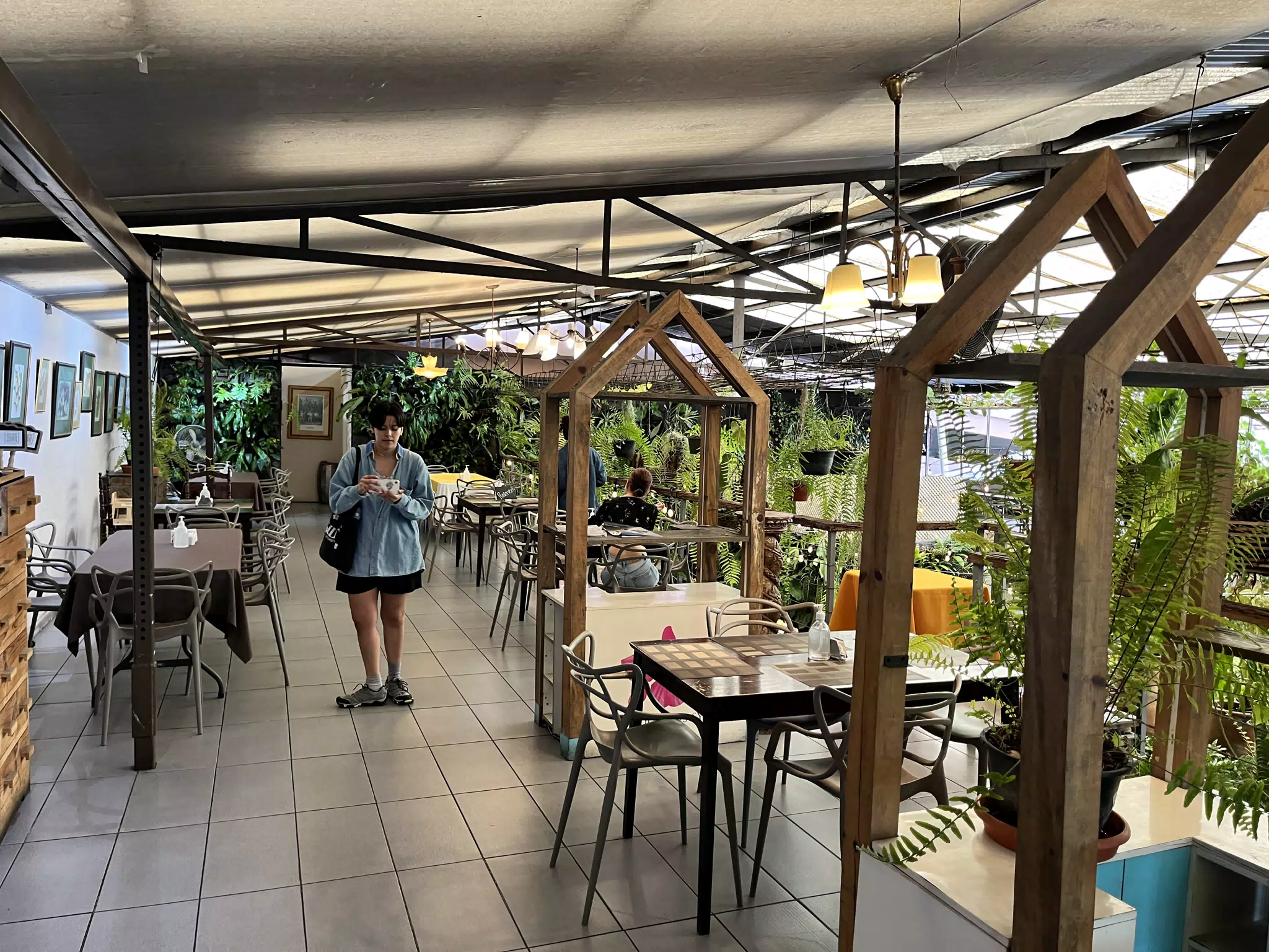 Valentina in Greenhouse Cafe, Guatemala City