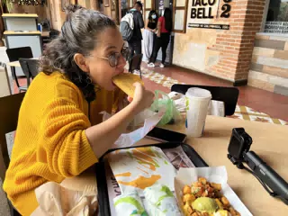 Ivonne at Taco Bell