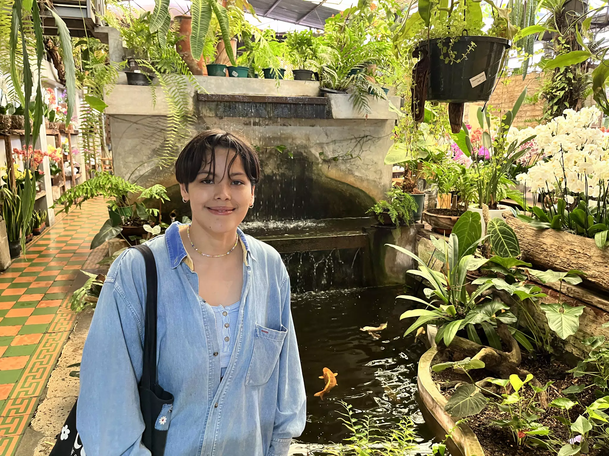 Valentina in the Orchid House