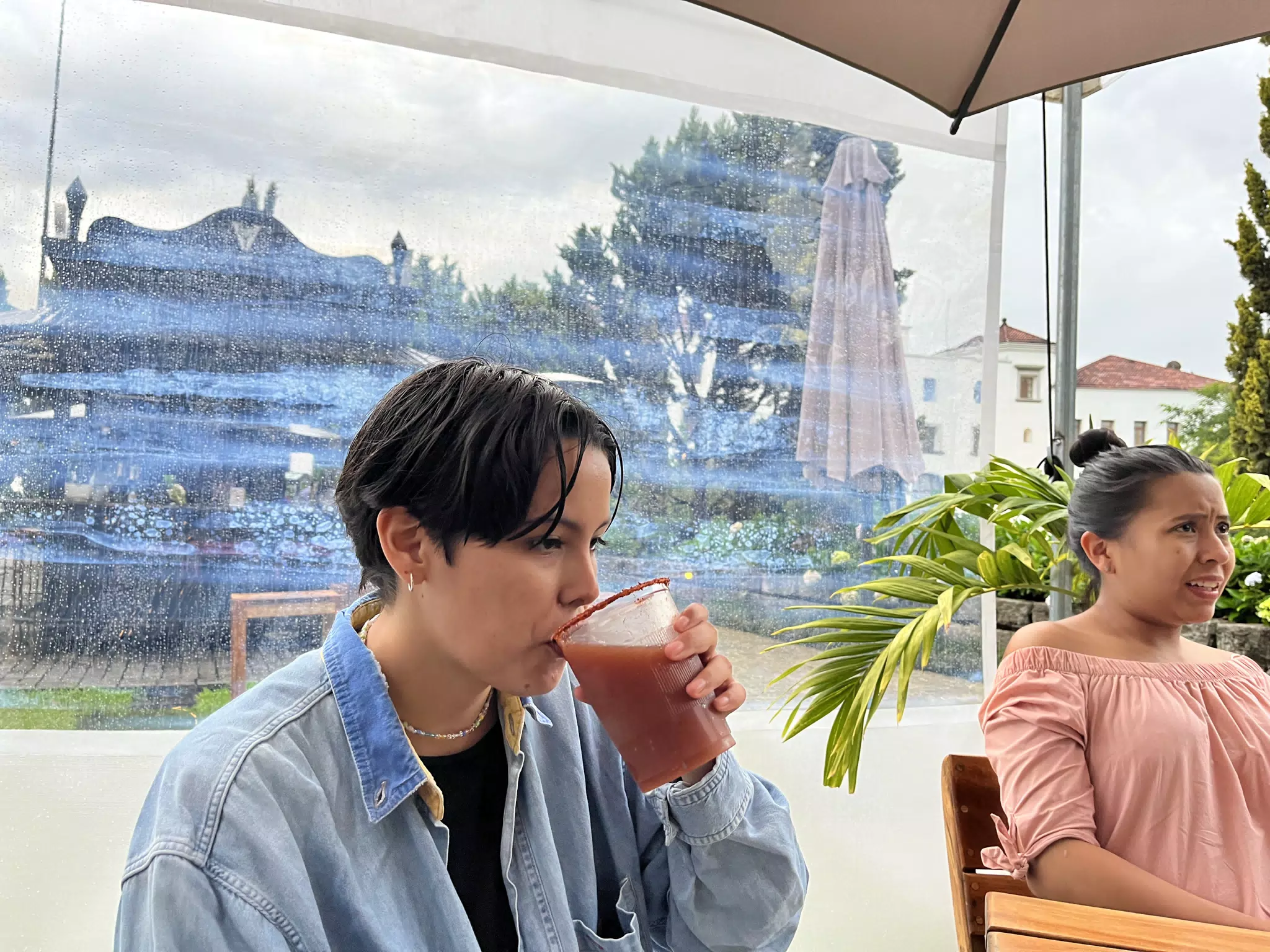 Valentina with a Michelada
