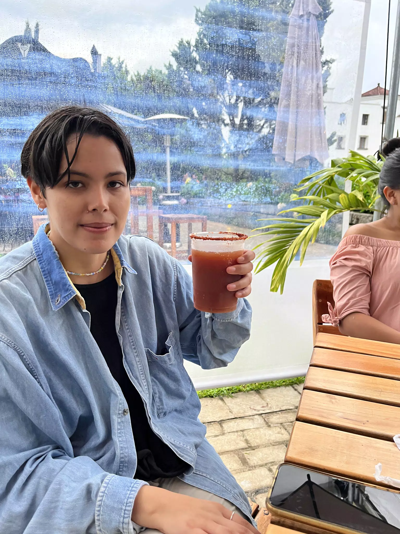 Valentina with Michelada in Ciudad Cayala, Guatemala City