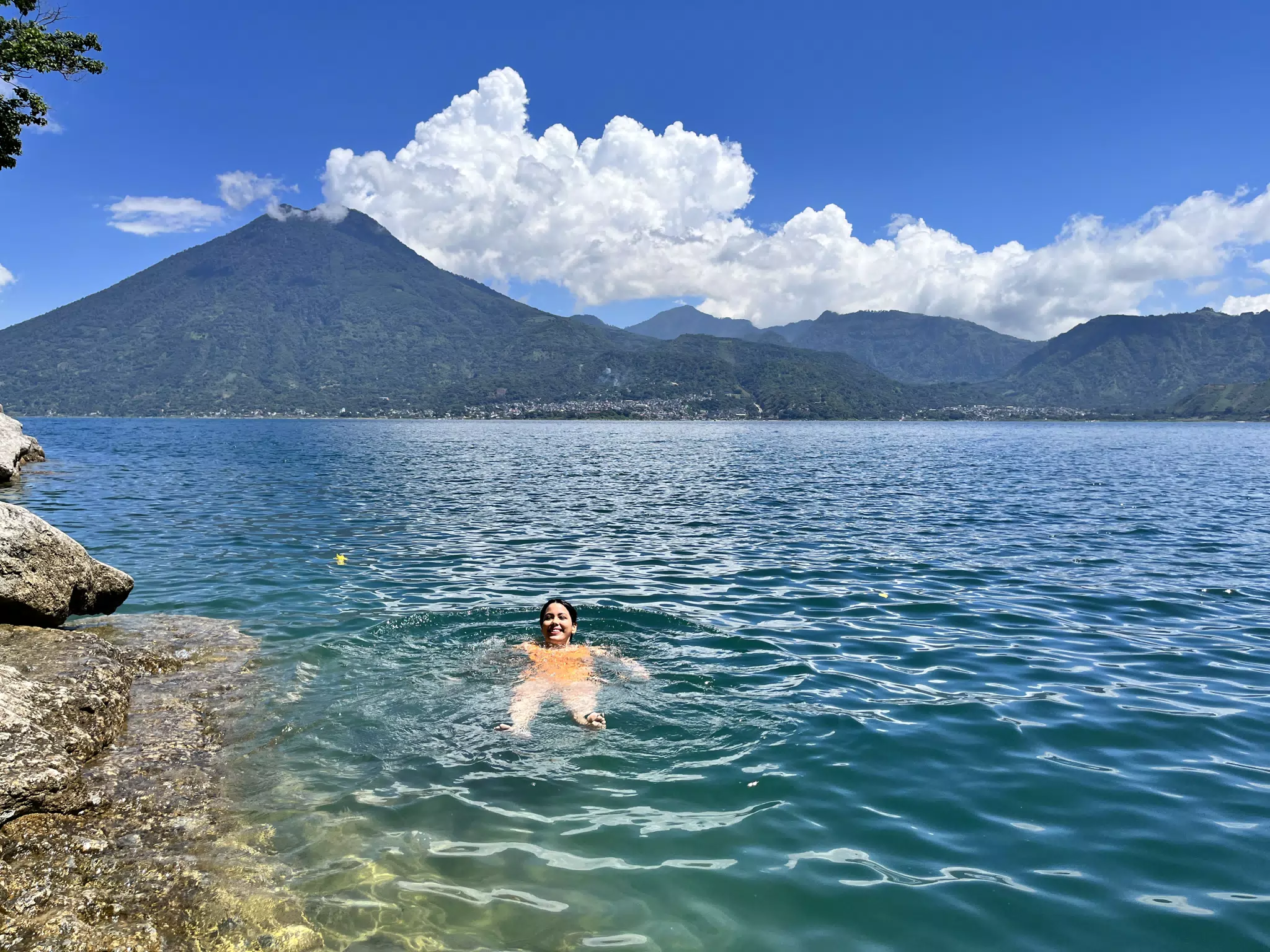 Valentina in Lago de Atitlan, Guatemala