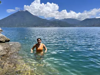 Valentina in Lago de Atitlan