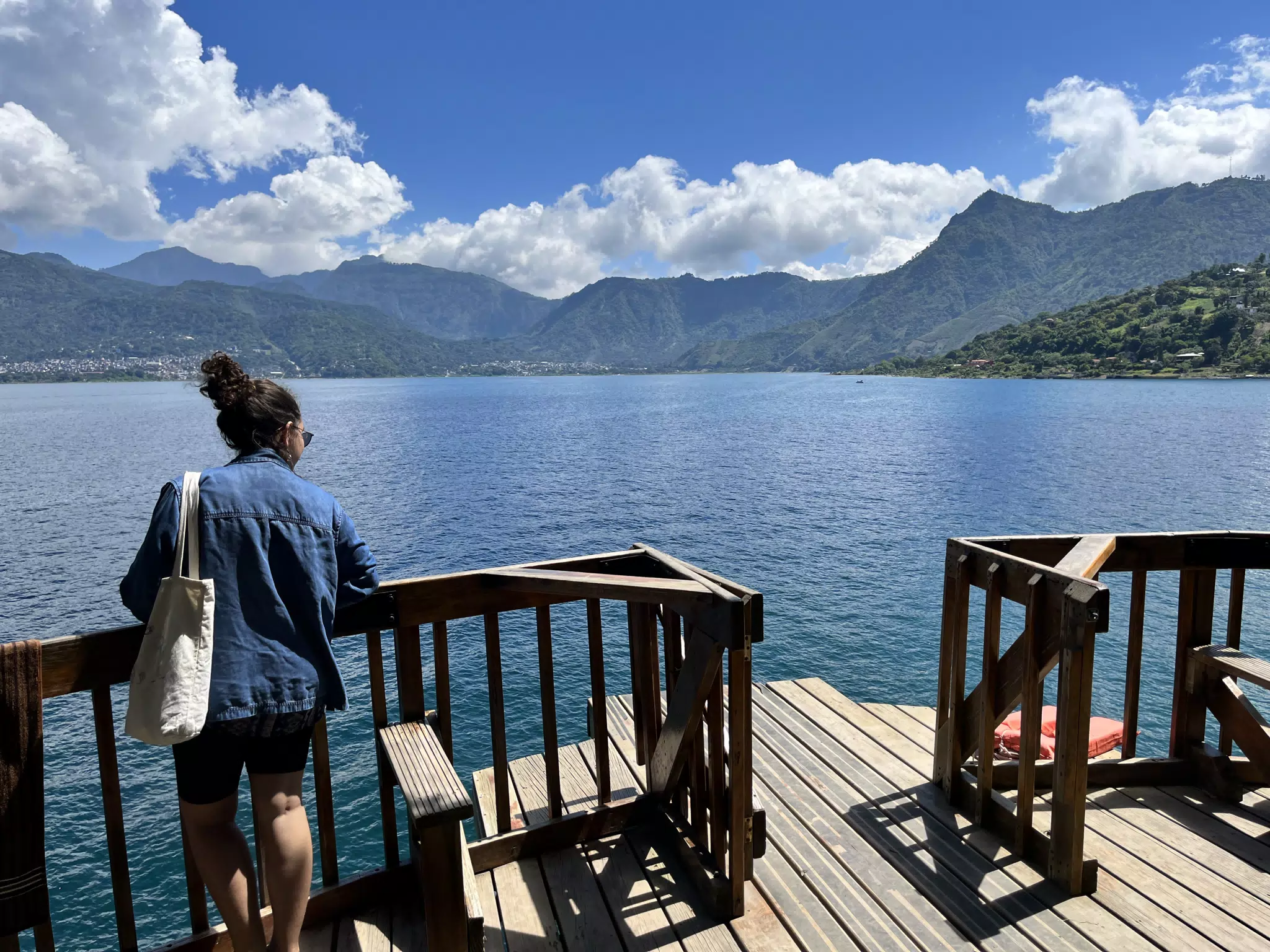 Ivonne on Lago de Atitlan