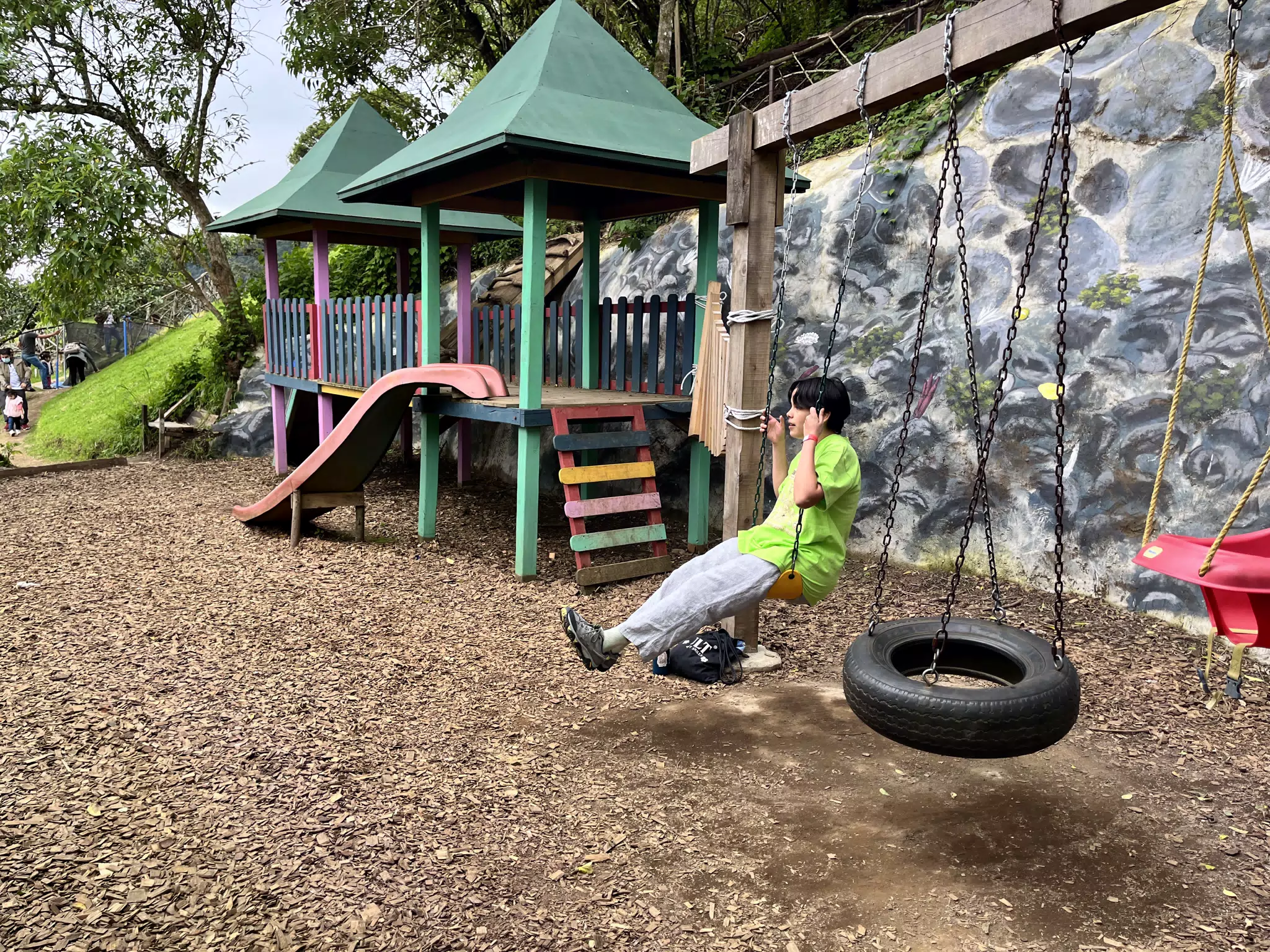 Valentina on Playground in HobbiTenango