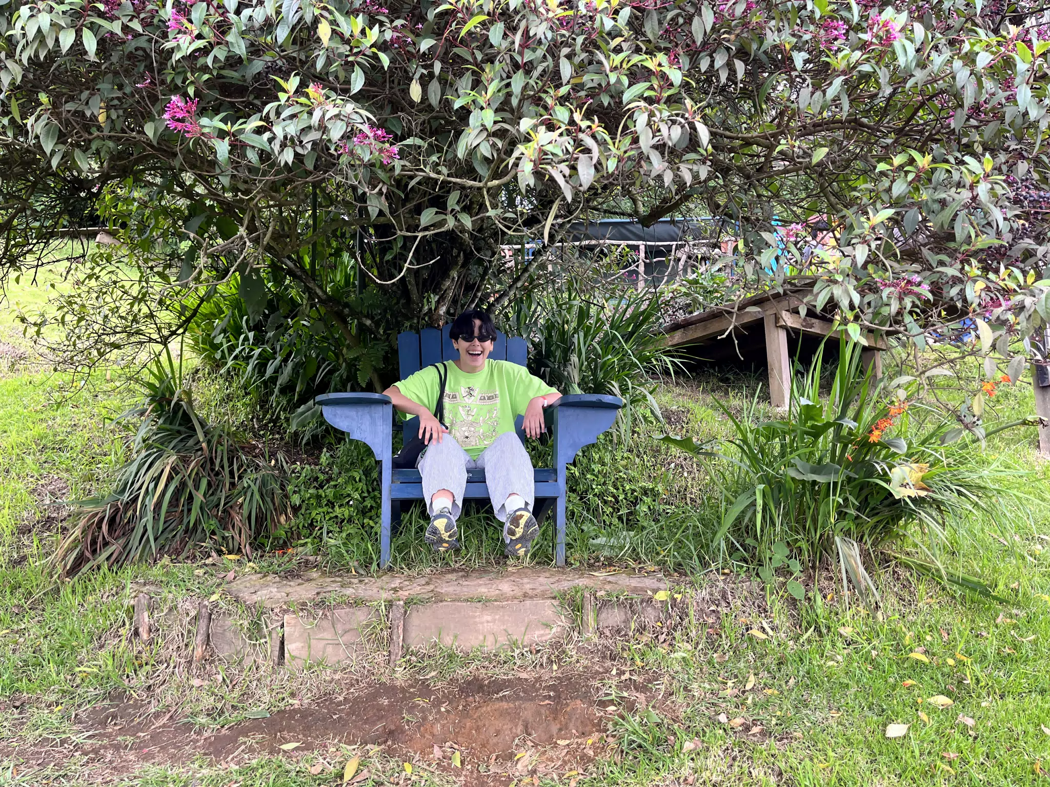 Valentina in Oversized Chair in HobbiTenango Guatemala