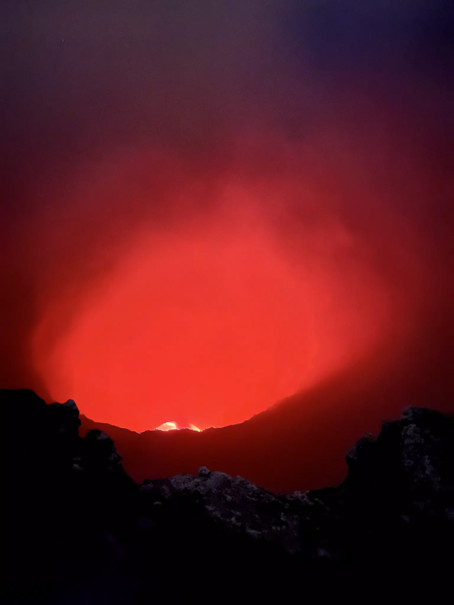 Lava in the Masaya Volcano