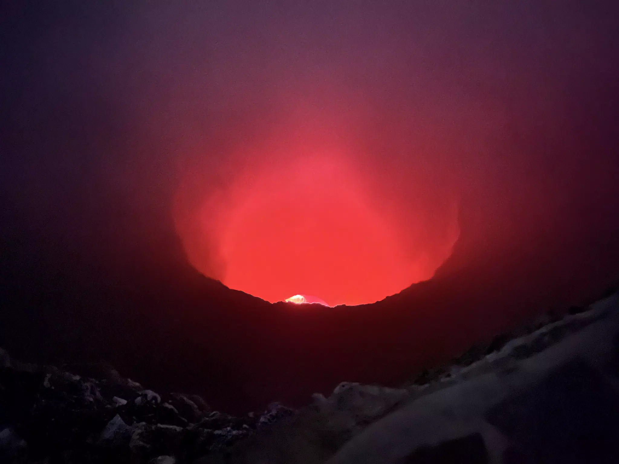 Lava in the Masaya Volcano