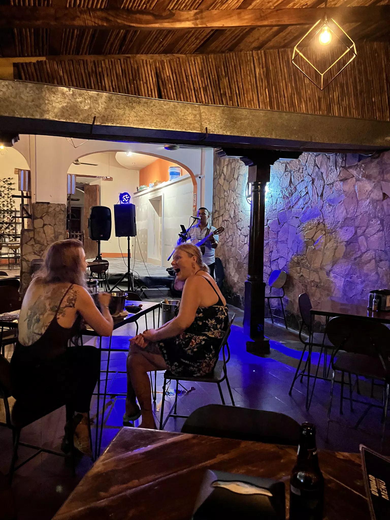 Aprille & Kat at D'Humo in Leon, Nicaragua