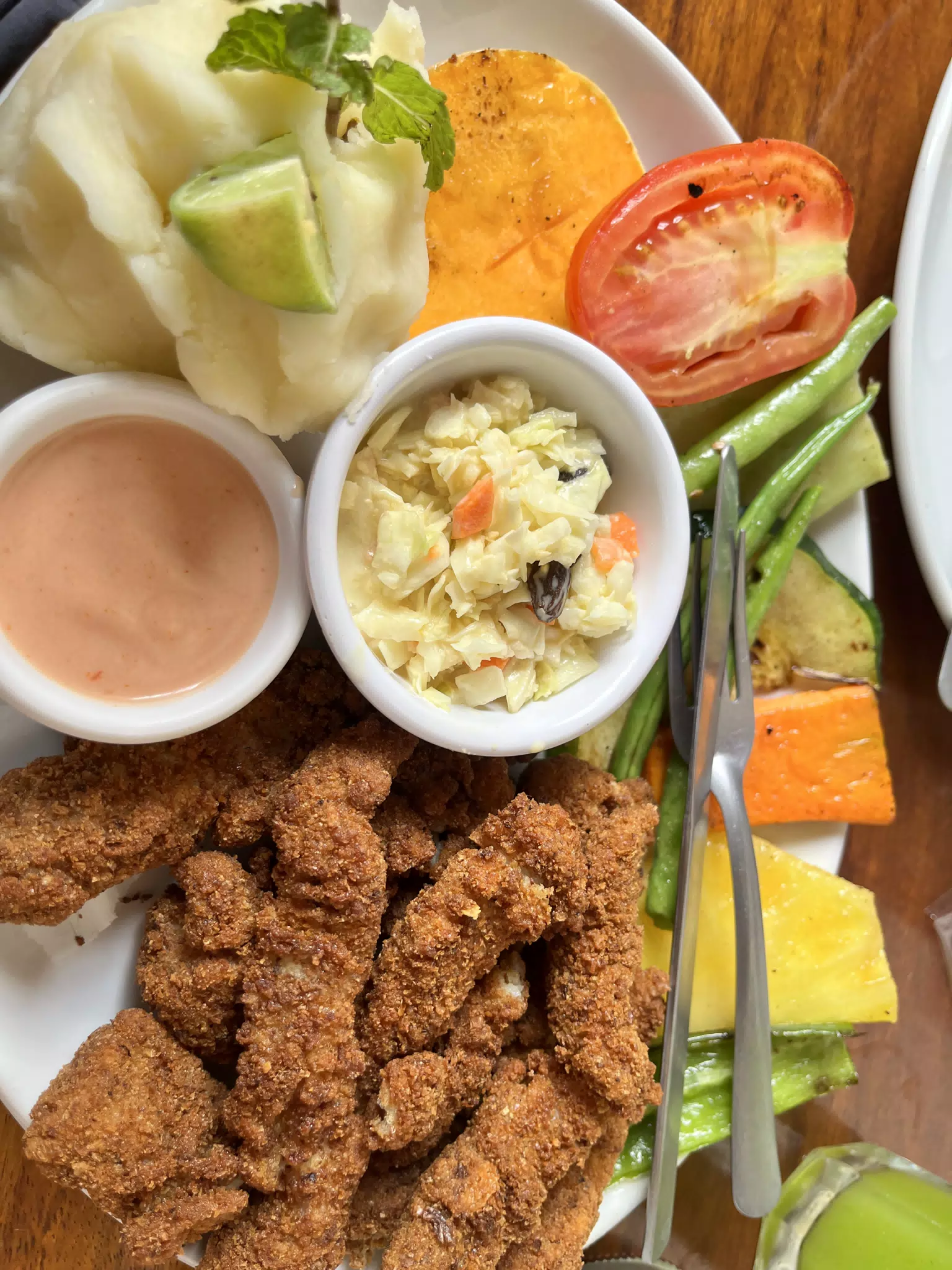 Fish Fingers at Desayunazo in Leon Nicaragua