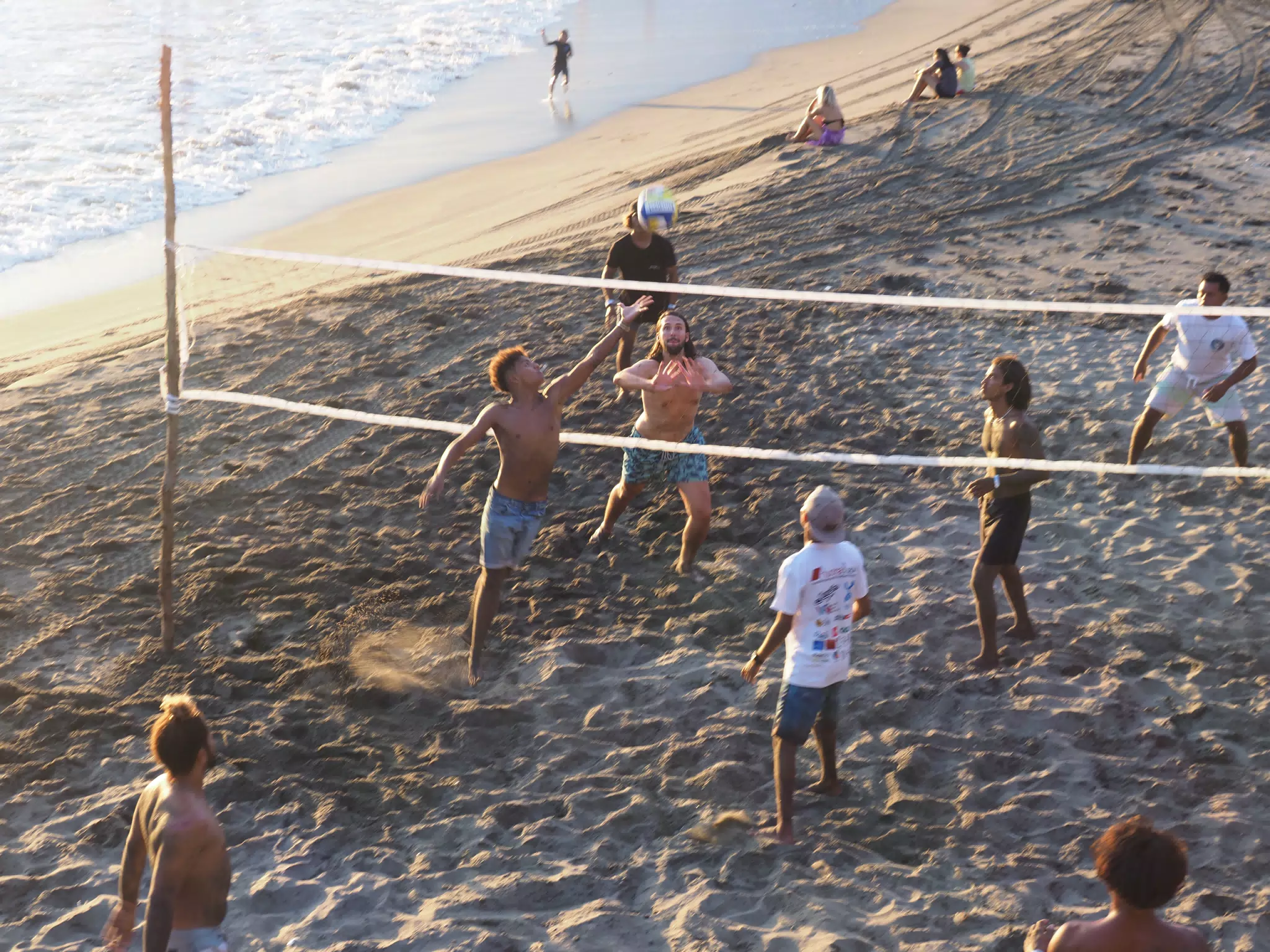 Beach Volleyball in Las Peñitas, Poneloya, Nicaragua at the Simple Beach Lodge