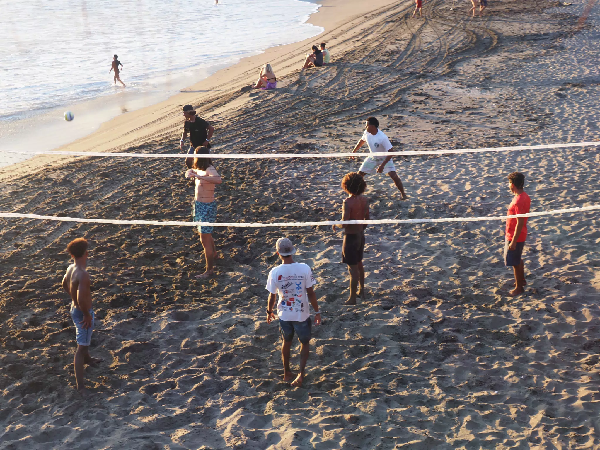 Beach Volleyball in Las Peñitas, Poneloya, Nicaragua at the Simple Beach Lodge