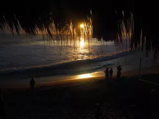 Beach Volleyball in Las Peñitas, Poneloya, Nicaragua at the Simple Beach Lodge