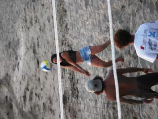 Beach Volleyball in Las Peñitas, Poneloya, Nicaragua at the Simple Beach Lodge