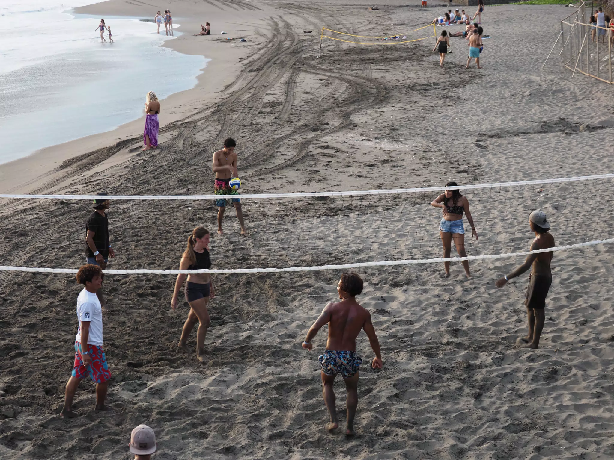 Beach Volleyball in Las Peñitas, Poneloya, Nicaragua at the Simple Beach Lodge