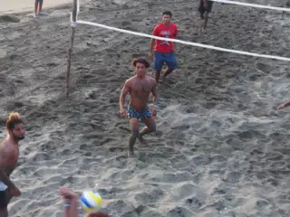 Beach Volleyball in Las Peñitas, Poneloya, Nicaragua at the Simple Beach Lodge