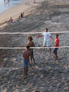 Beach Volleyball in Las Peñitas, Poneloya, Nicaragua at the Simple Beach Lodge