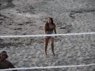 Beach Volleyball in Las Peñitas, Poneloya, Nicaragua at the Simple Beach Lodge
