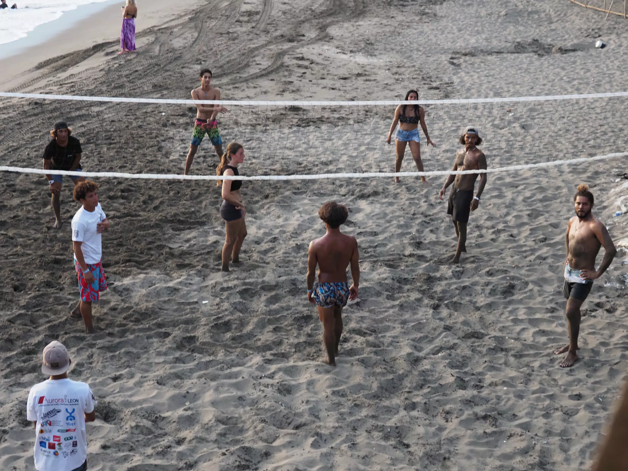 Beach Volleyball in Las Peñitas, Poneloya, Nicaragua at the Simple Beach Lodge
