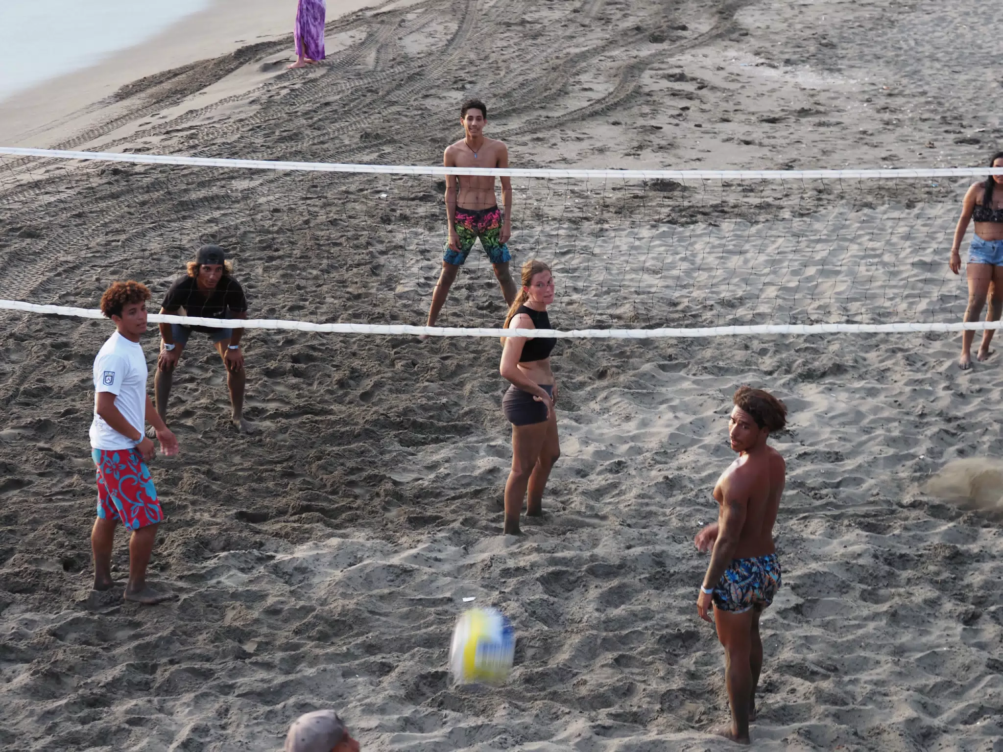 Beach Volleyball in Las Peñitas, Poneloya, Nicaragua at the Simple Beach Lodge