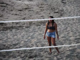 Beach Volleyball in Las Peñitas, Poneloya, Nicaragua at the Simple Beach Lodge
