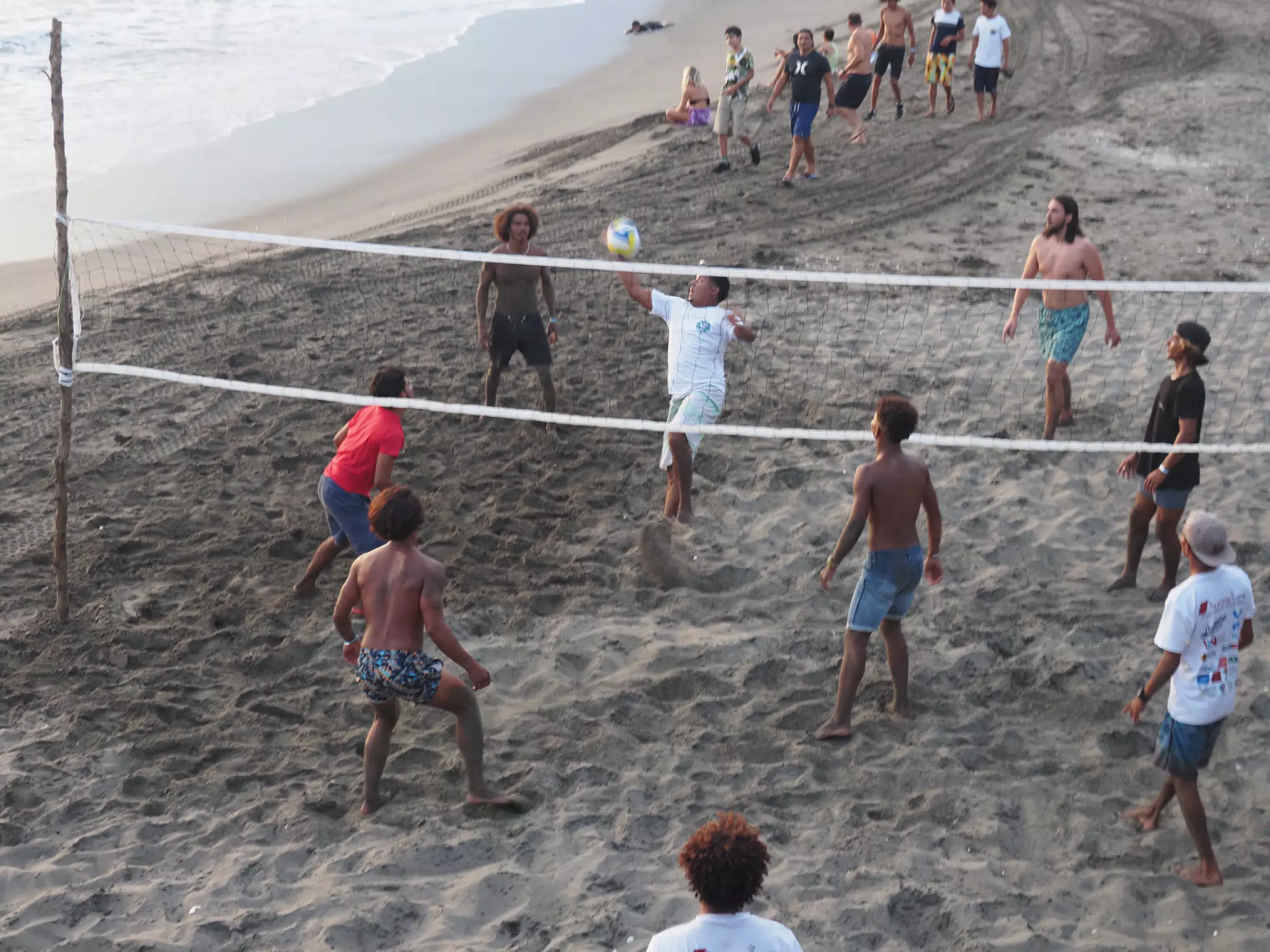 Beach Volleyball in Las Peñitas, Poneloya, Nicaragua at the Simple Beach Lodge