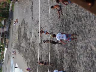 Beach Volleyball in Las Peñitas, Poneloya, Nicaragua at the Simple Beach Lodge