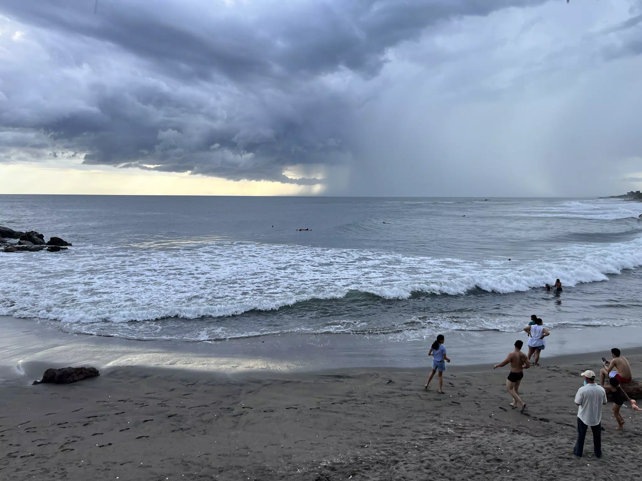 Rain on the Pacific
