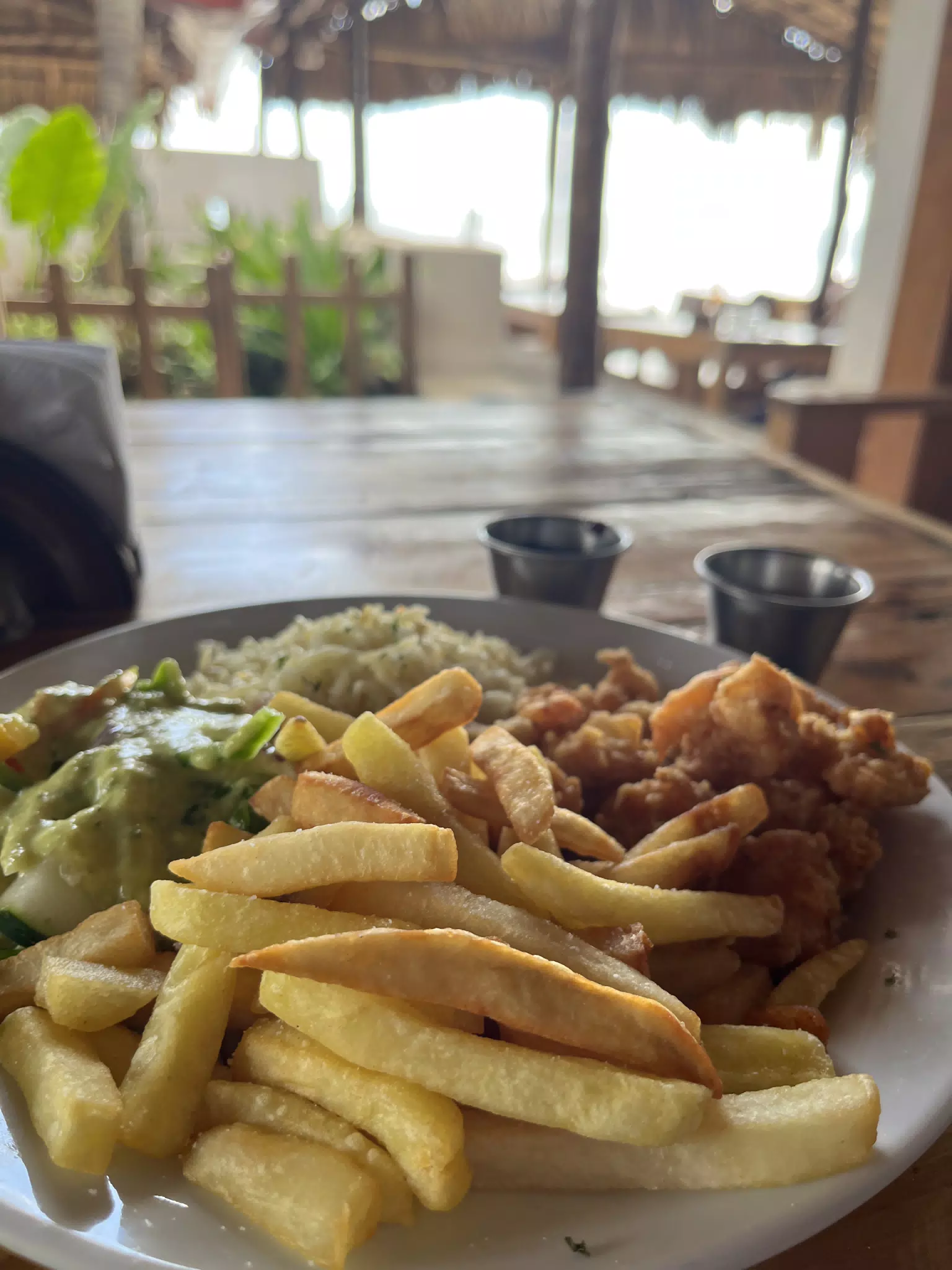 Shrimp Basket at the Simple Beach Lodge