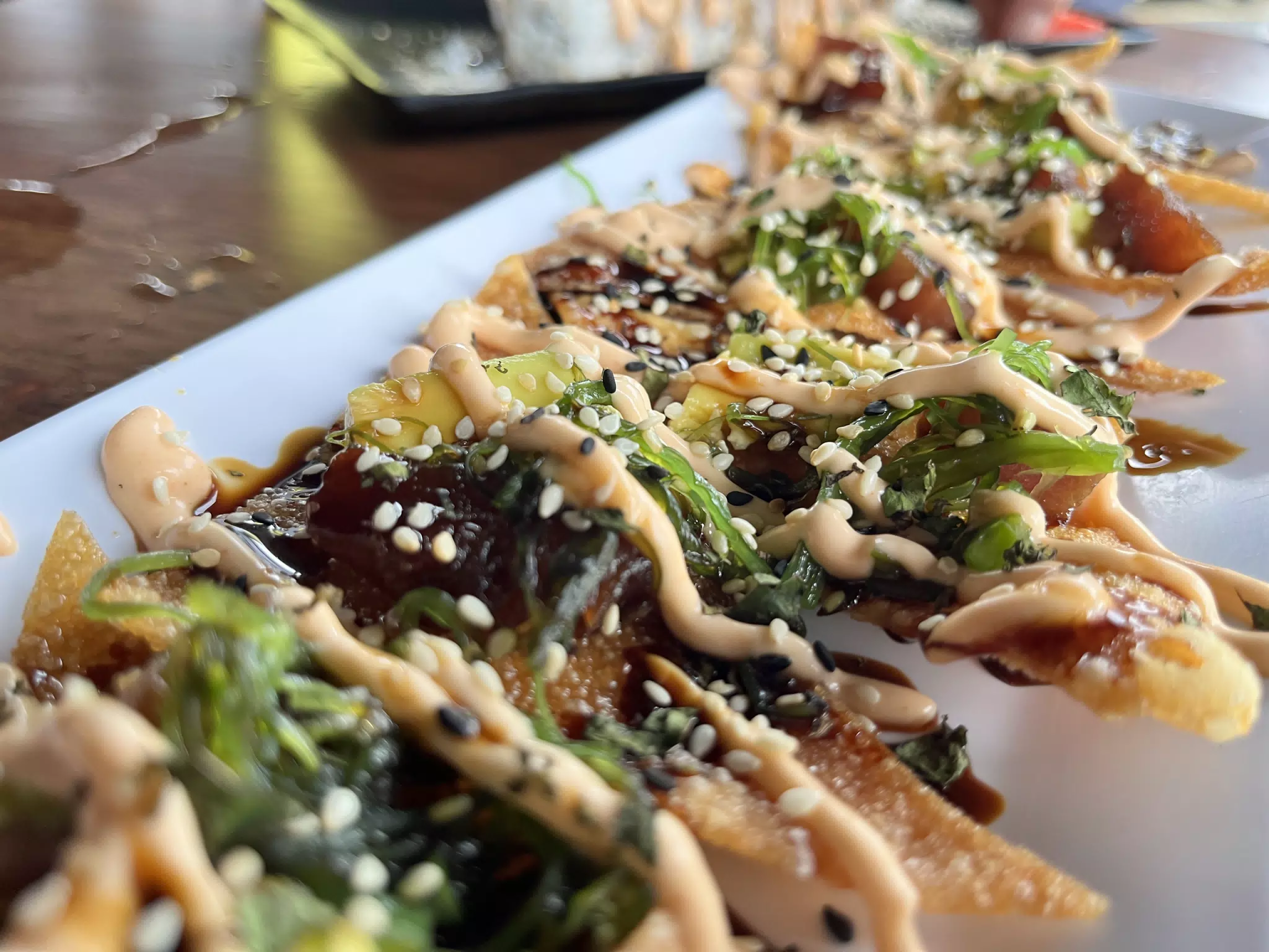 Tuna Nachos at Dragonfly in Chinandega