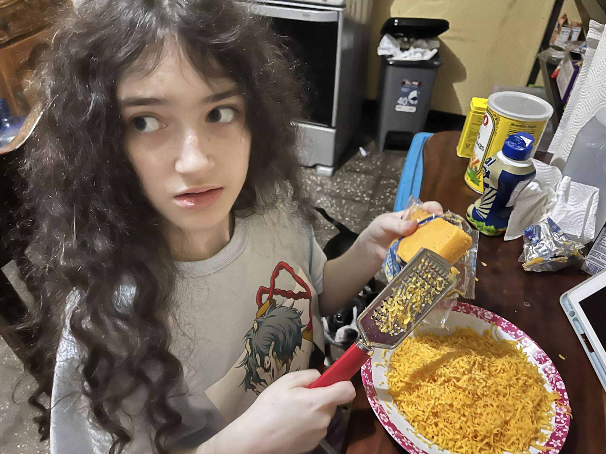 Liesl Grating Cheese