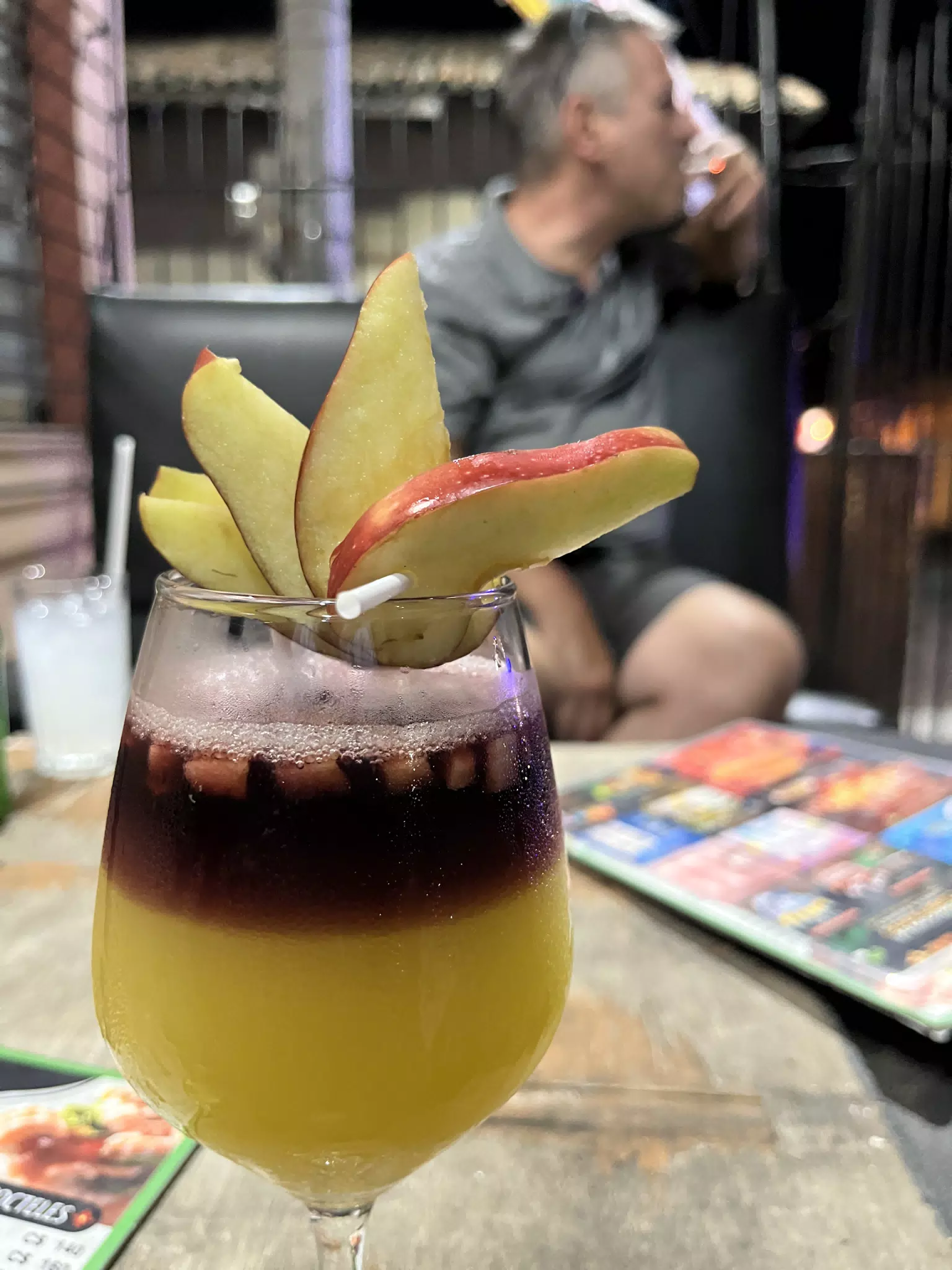 Sangria at Mijuna's Bar in León Nicaragua