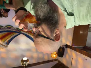 Scott Drinking a Negroni at Sundance