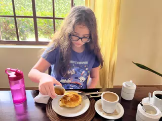 Luciana with Breakfast in Matagalpa