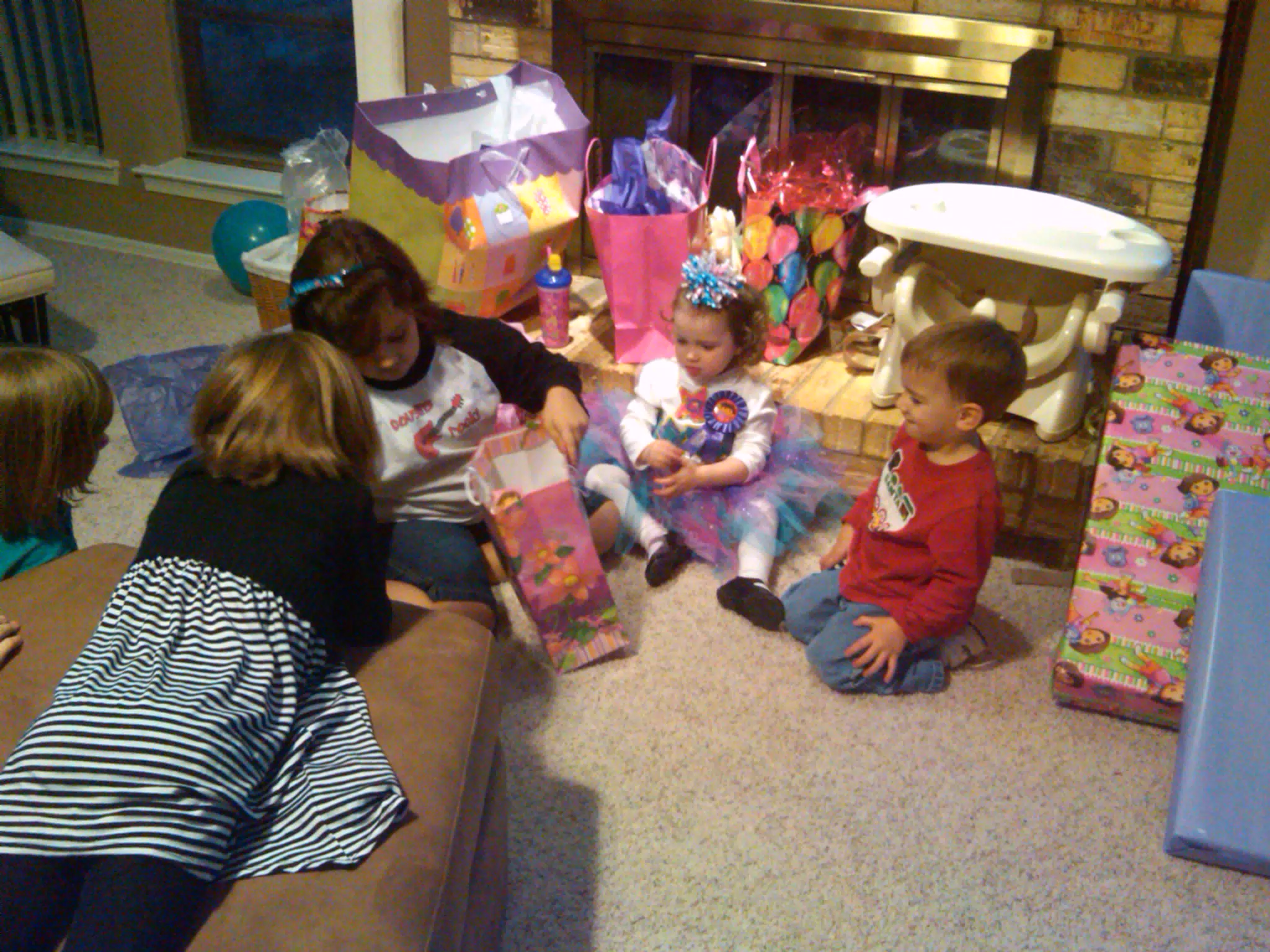 Liesl Opening Presents