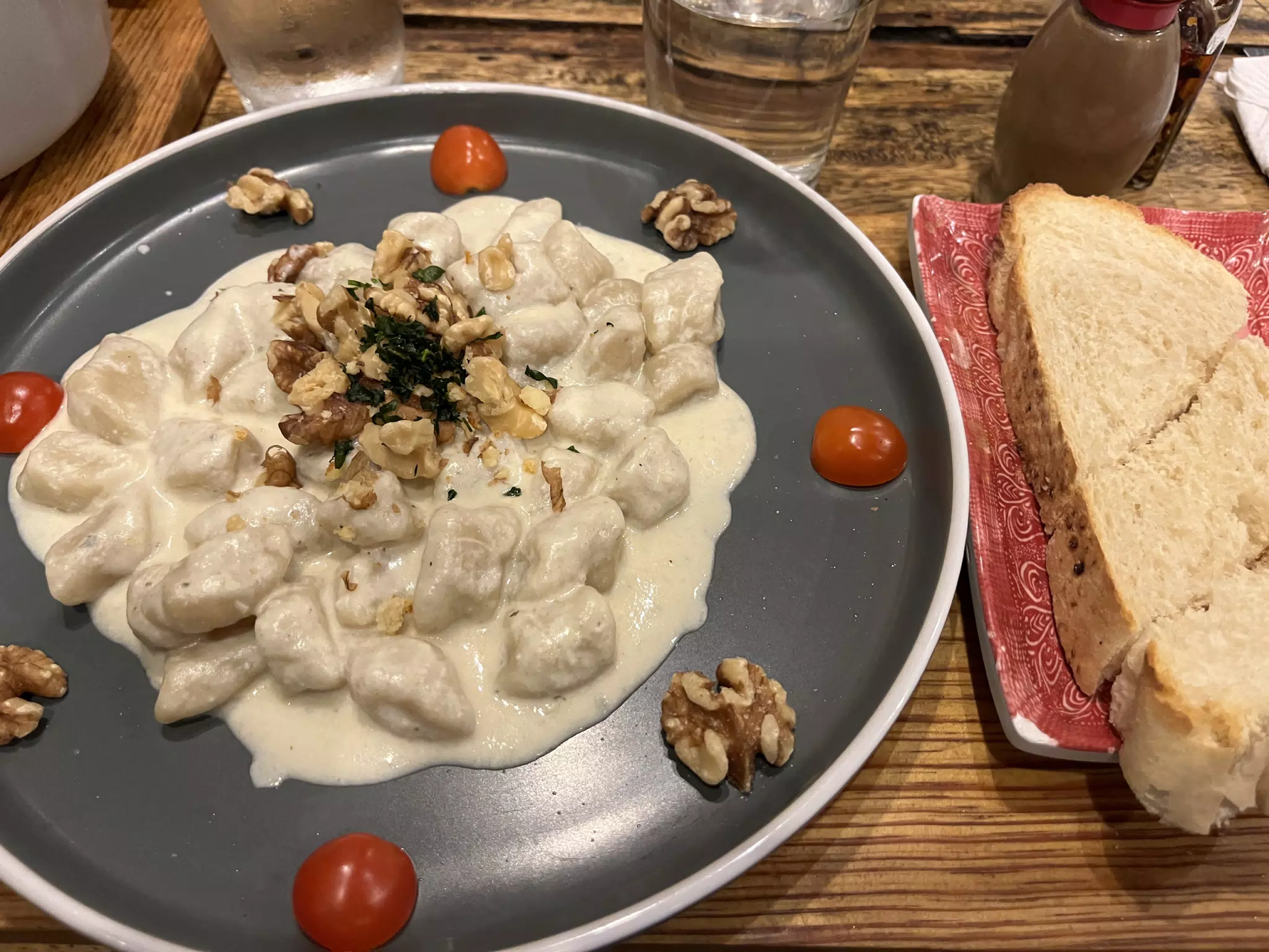 Gnocchi at Sua Leon Nicaragua