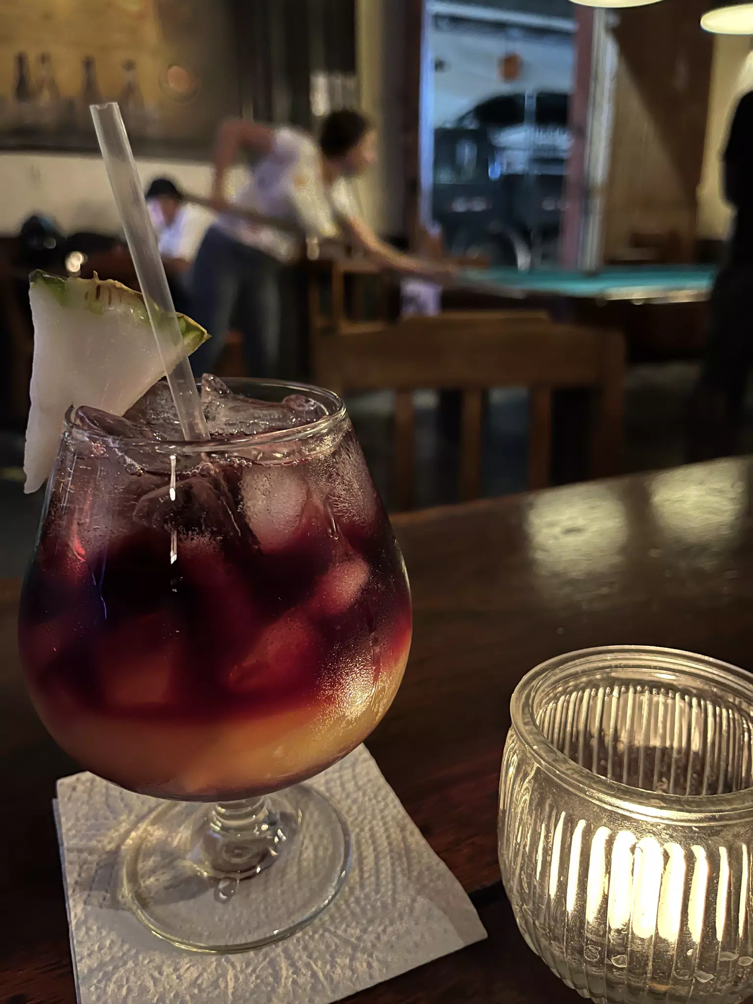 Sangria at Via Via in Leon, Nicaragua