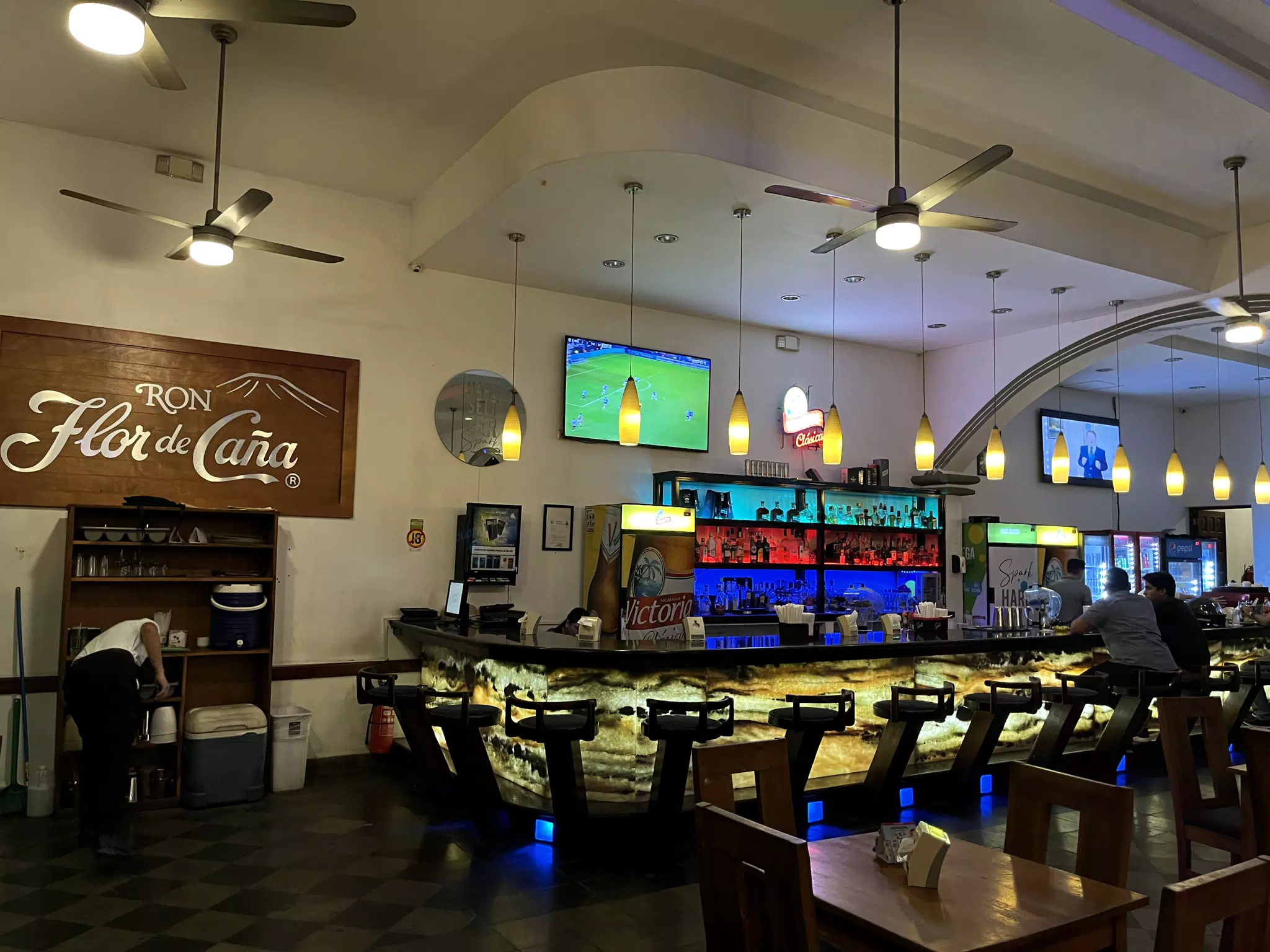 Bar at Barbaro in Leon, Nicaragua