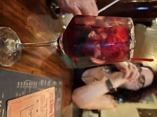 Sangria at La Fabrica in Leon, Nicaragua