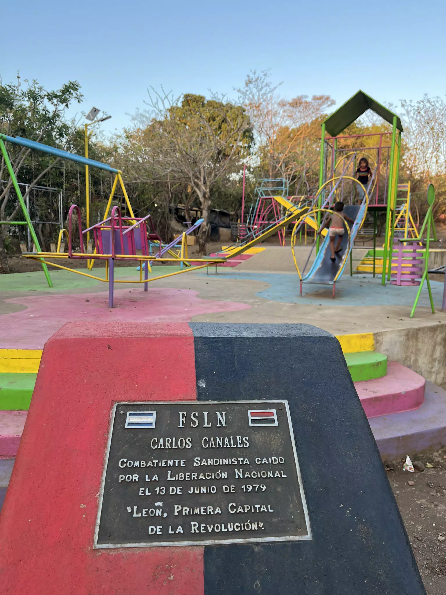 FSLN Sandinista Historical Marker for Carlos Canales