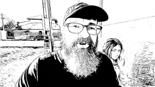 Scott and Liesl in Nicaragua Cartoon