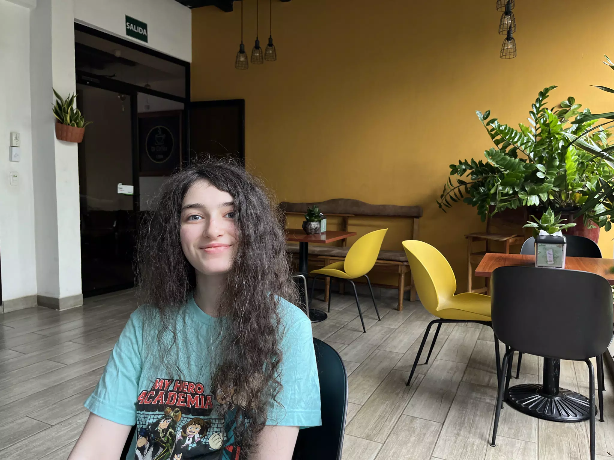 Liesl at Dr Coffee in Sutiava